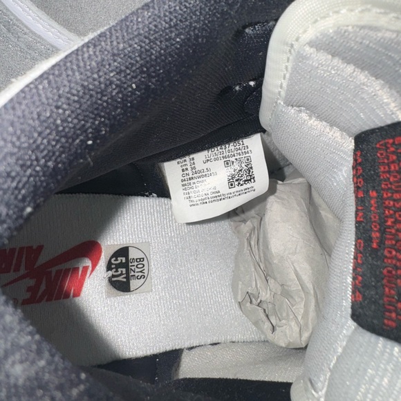 Air jordan 1 Washed black - Picture 6 of 8